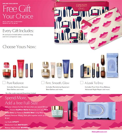 estee lauder free gift offers